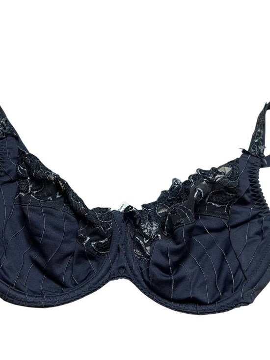 Prima Donna Primadonna Bra Womens Size 30D Gray Deauville Lace Full Cup - Picture 3 of 6